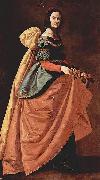 Francisco de Zurbaran Hl. Casilda von Toledo Sweden oil painting artist